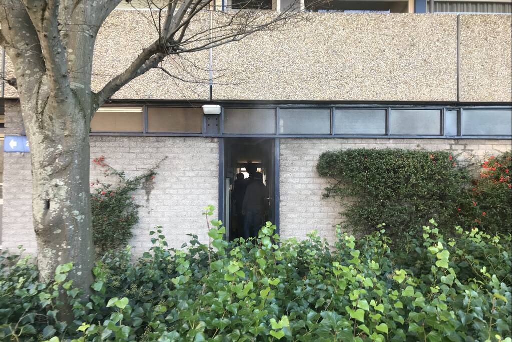 Waterleiding gesprongen in kelderbox