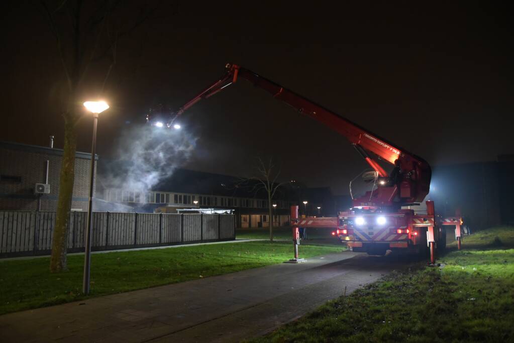 Slaapkamer woning verwoest door brand