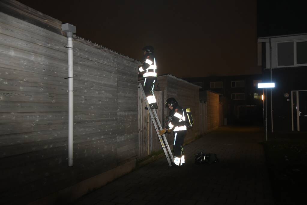 Slaapkamer woning verwoest door brand