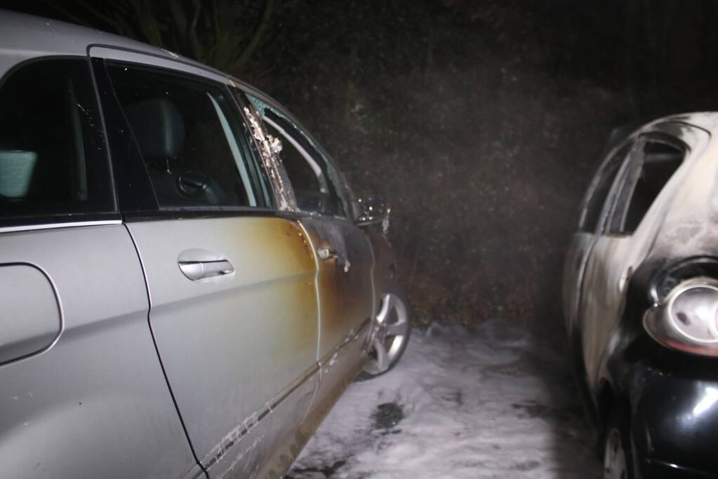 Auto brand volledig uit