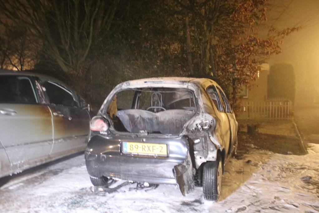 Auto brand volledig uit