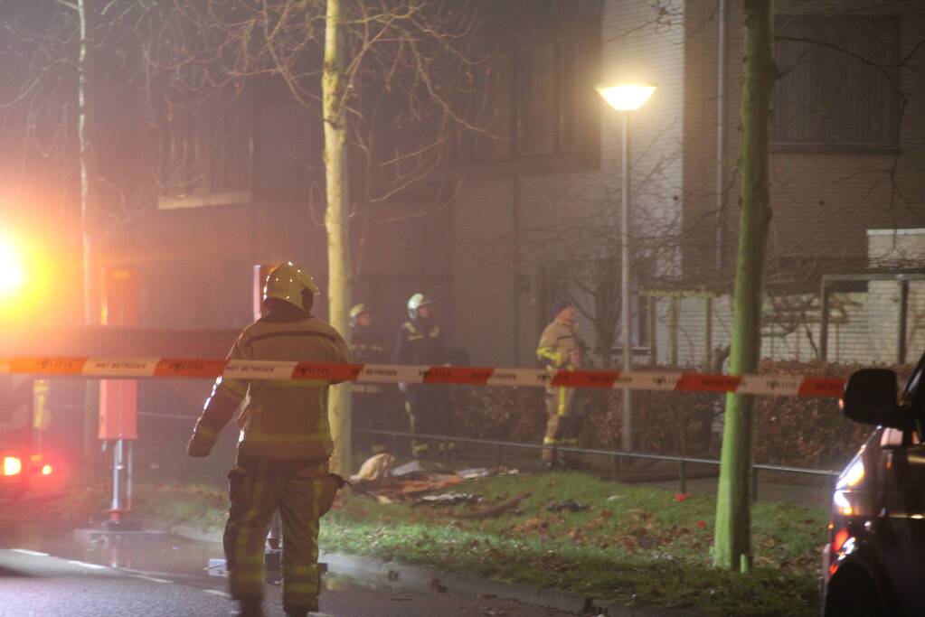 Flinke rookontwikkeling bij brand in woning
