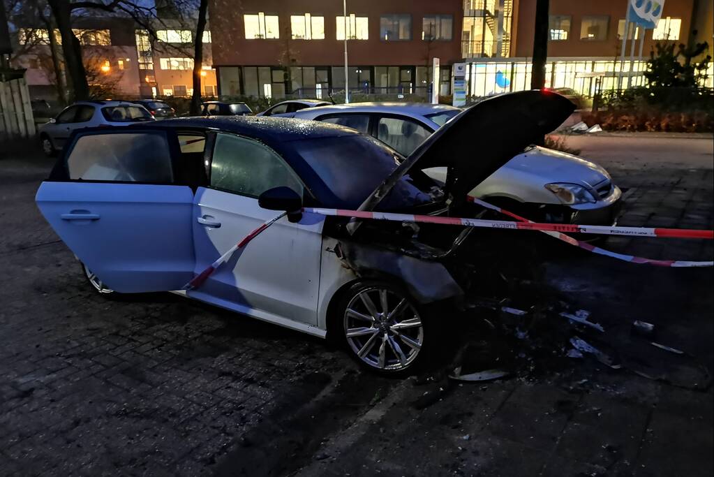 Gestolen auto uitgebrand teruggevonden