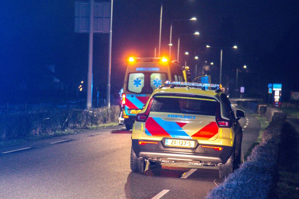 Scooterrijder zwaargewond bij valpartij