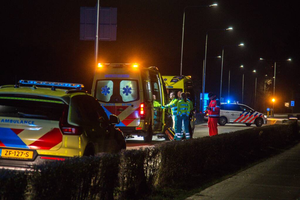 Scooterrijder zwaargewond bij valpartij