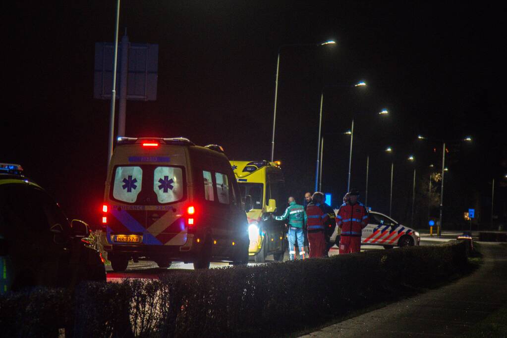 Scooterrijder zwaargewond bij valpartij