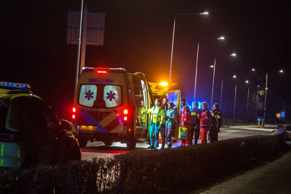 Scooterrijder zwaargewond bij valpartij