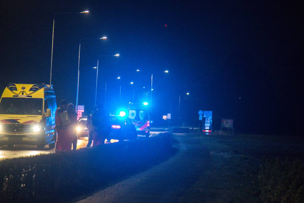 Scooterrijder zwaargewond bij valpartij