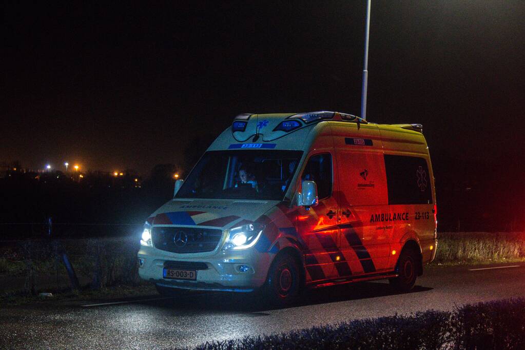 Scooterrijder zwaargewond bij valpartij