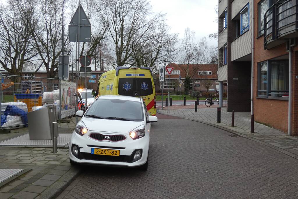 Fietser gewond na aanrijding met auto