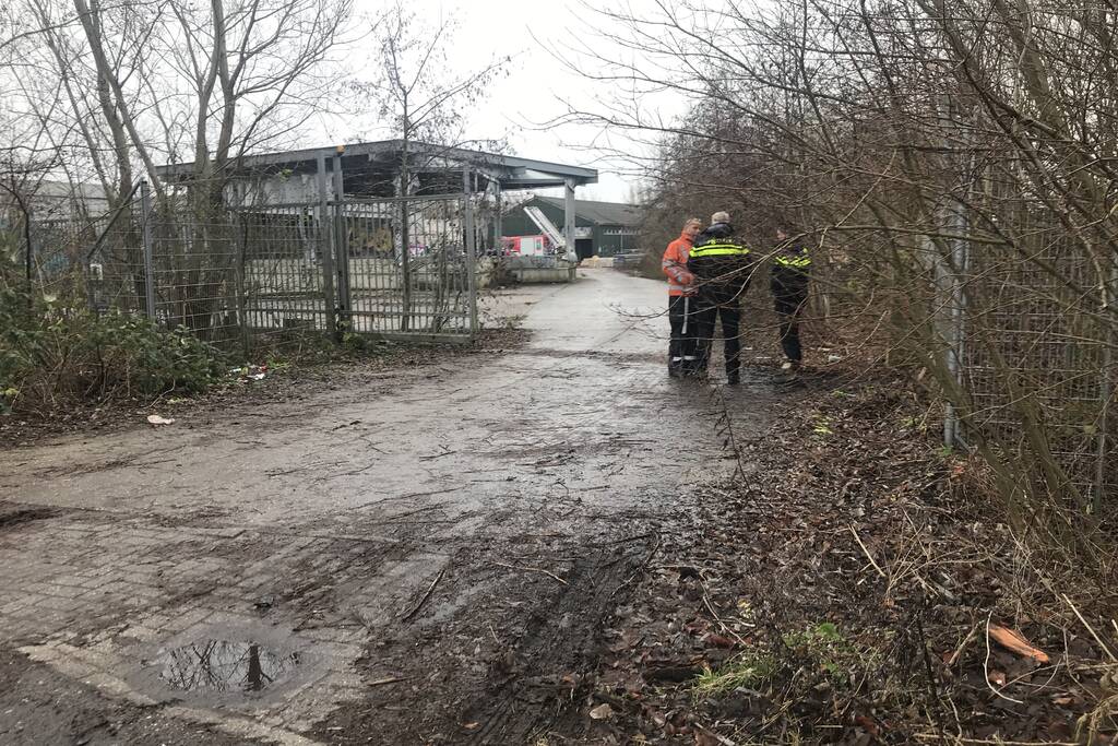 Opnieuw brand in leegstaande loods