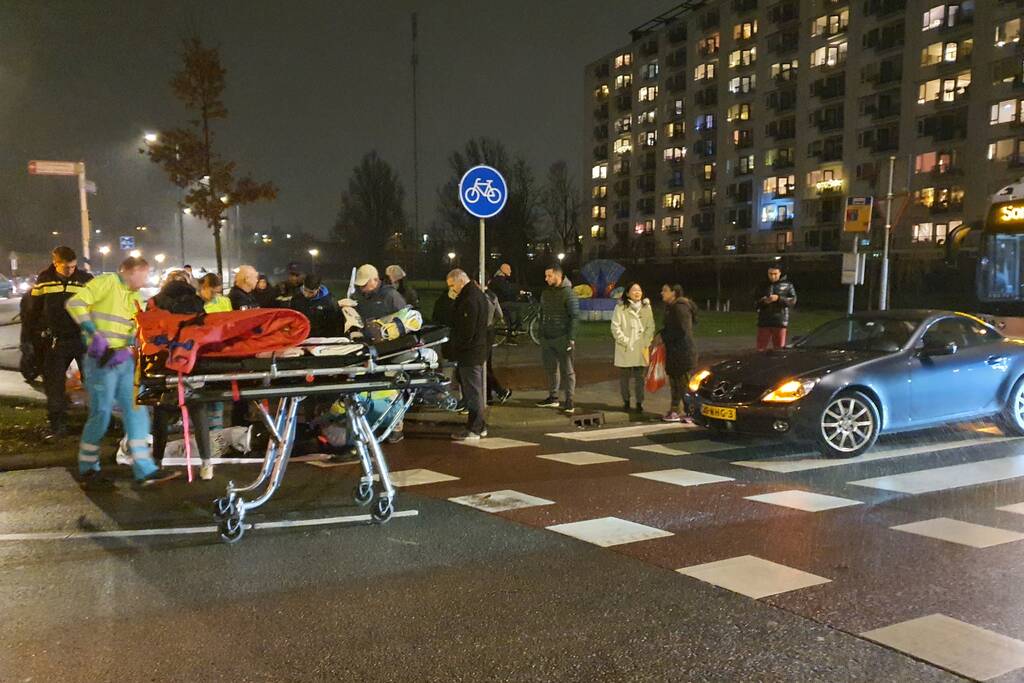 Scooterrijder gewond na aanrijding