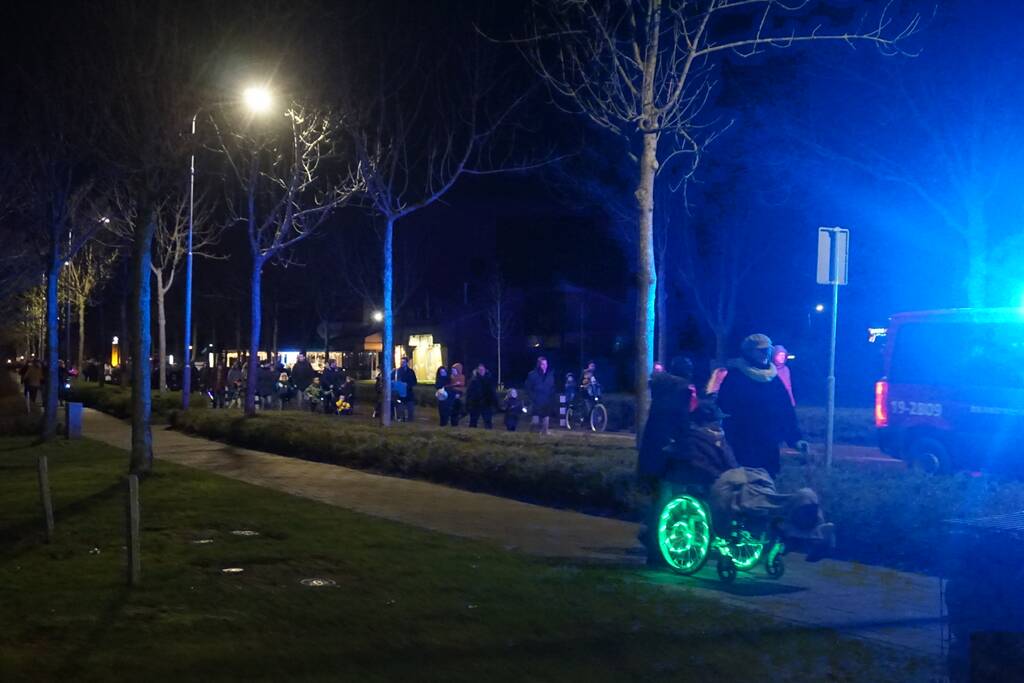 Veel bekijks bij kerstboom verbranding