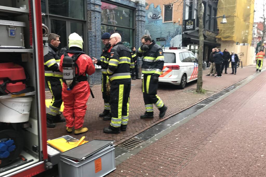 Brandweer onderzoekt chemische stof