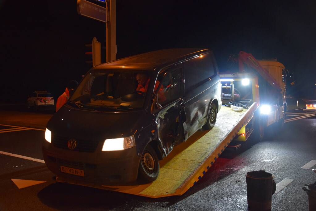 Flinke schade  bij botsing op kruising