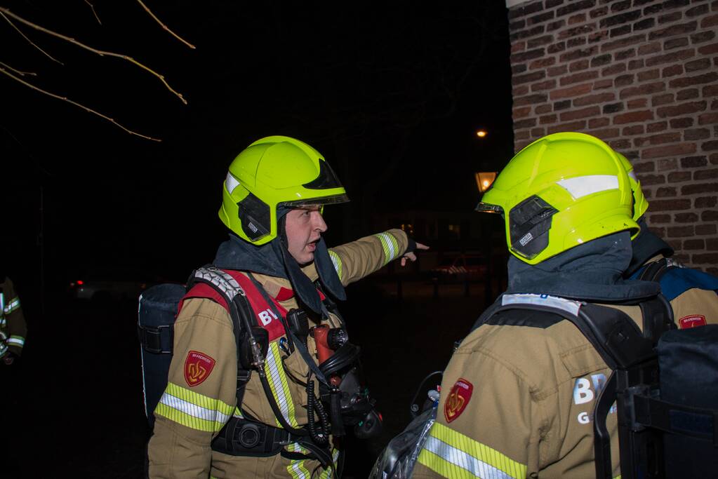 Brandweer oefent enorme brand in toren Grote Kerk
