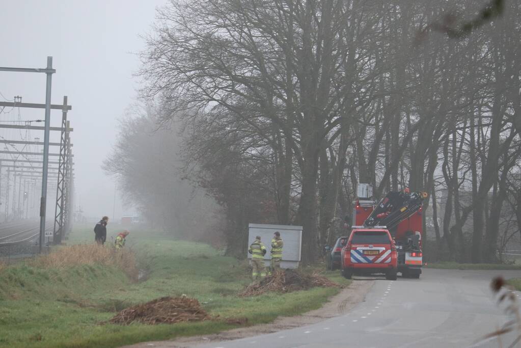 Geen treinverkeer door aanrijding