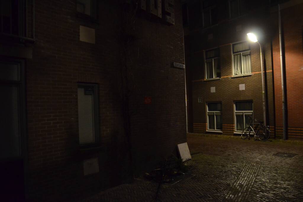 Brandende kerstboom snel geblust