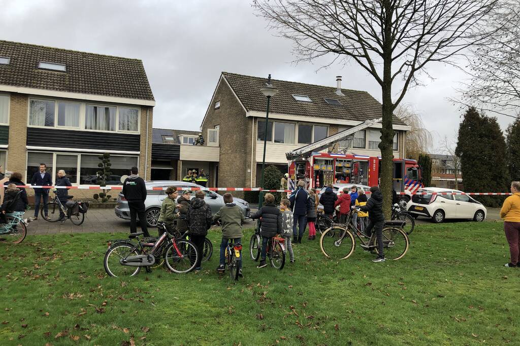 Brand in woning