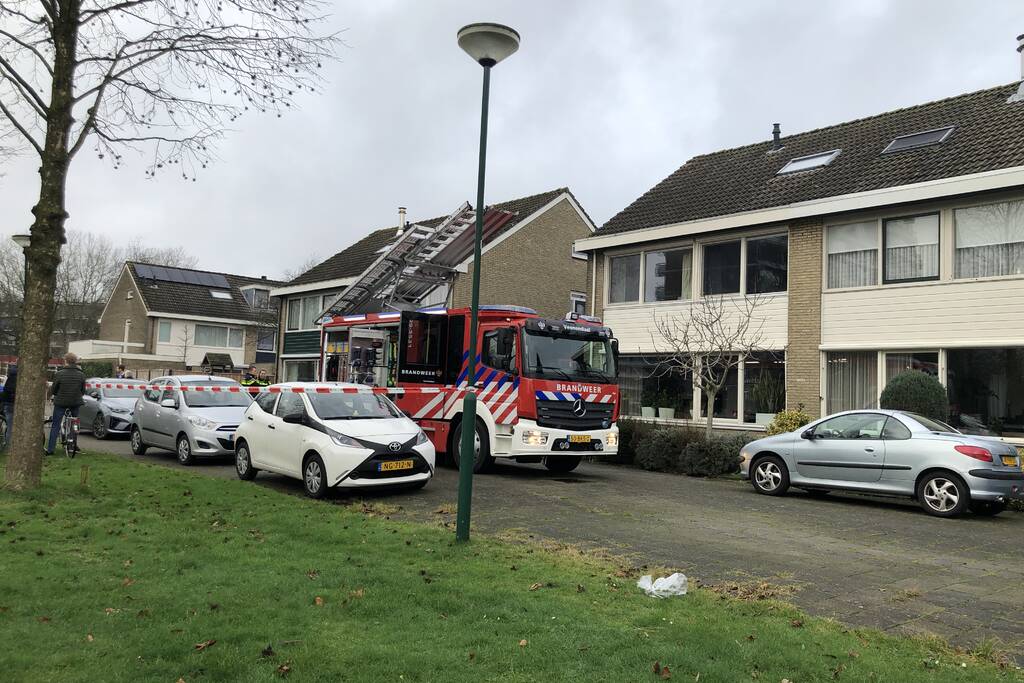 Brand in woning