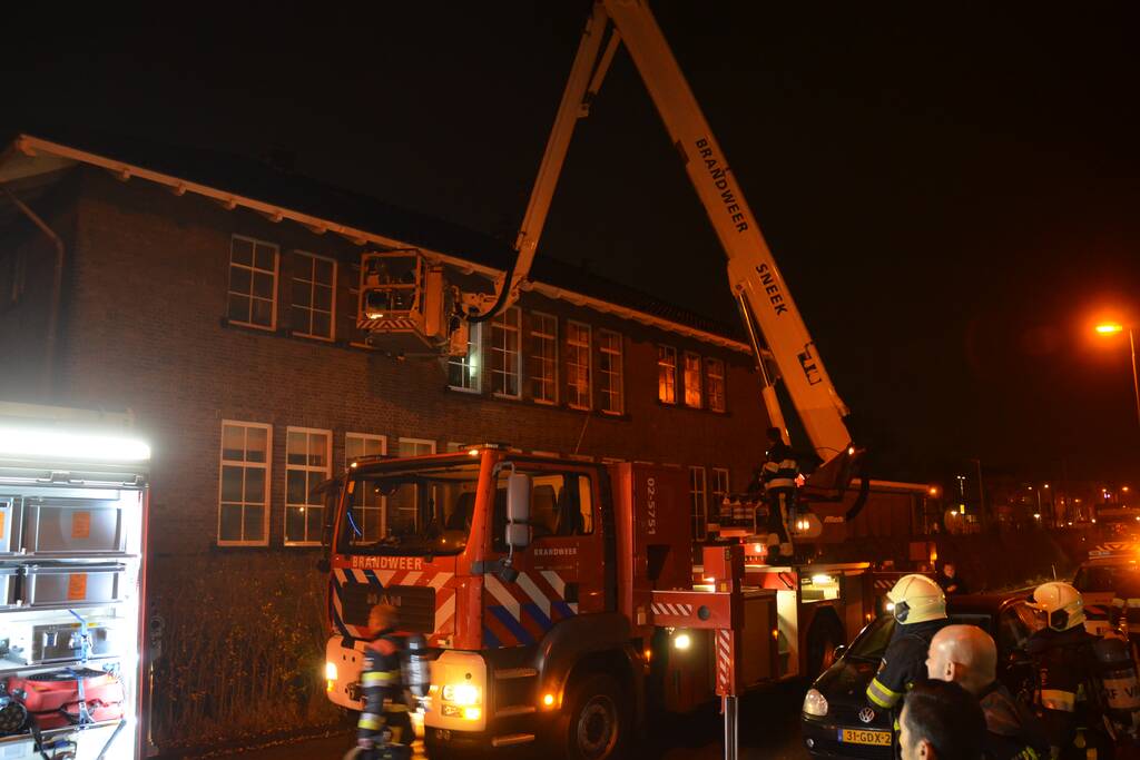 Rookontwikkeling uit bedrijfspand blijkt geen brand te zijn