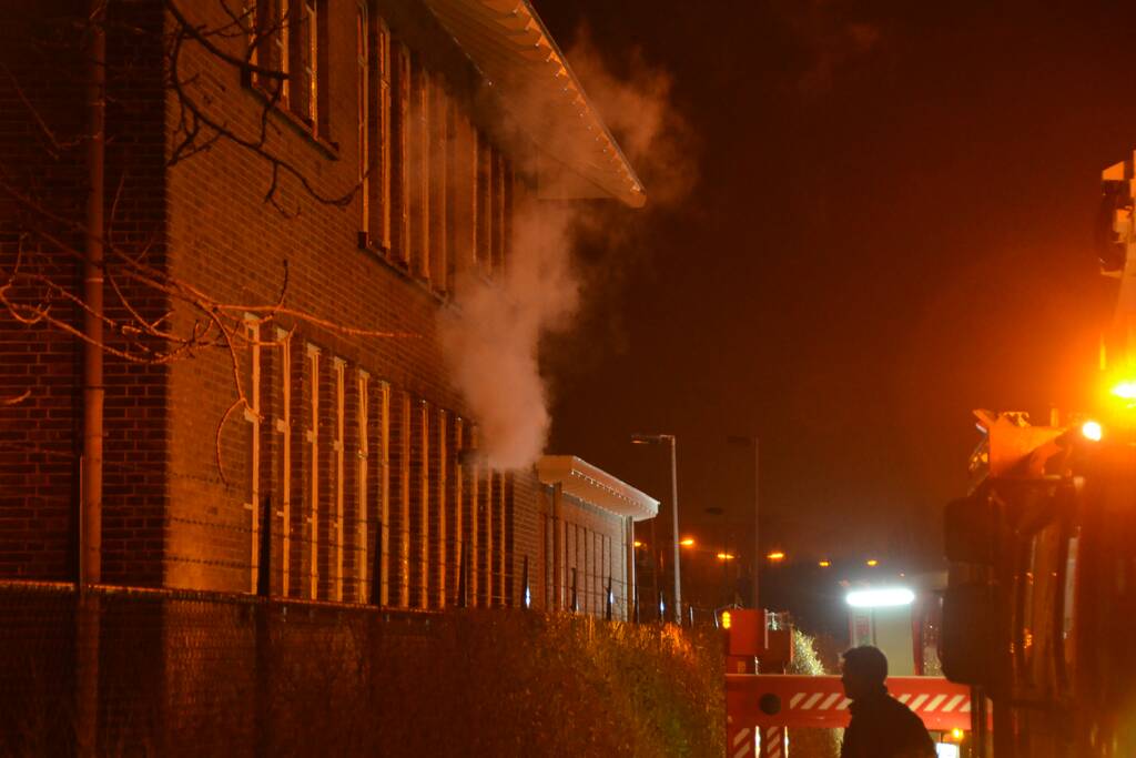 Rookontwikkeling uit bedrijfspand blijkt geen brand te zijn