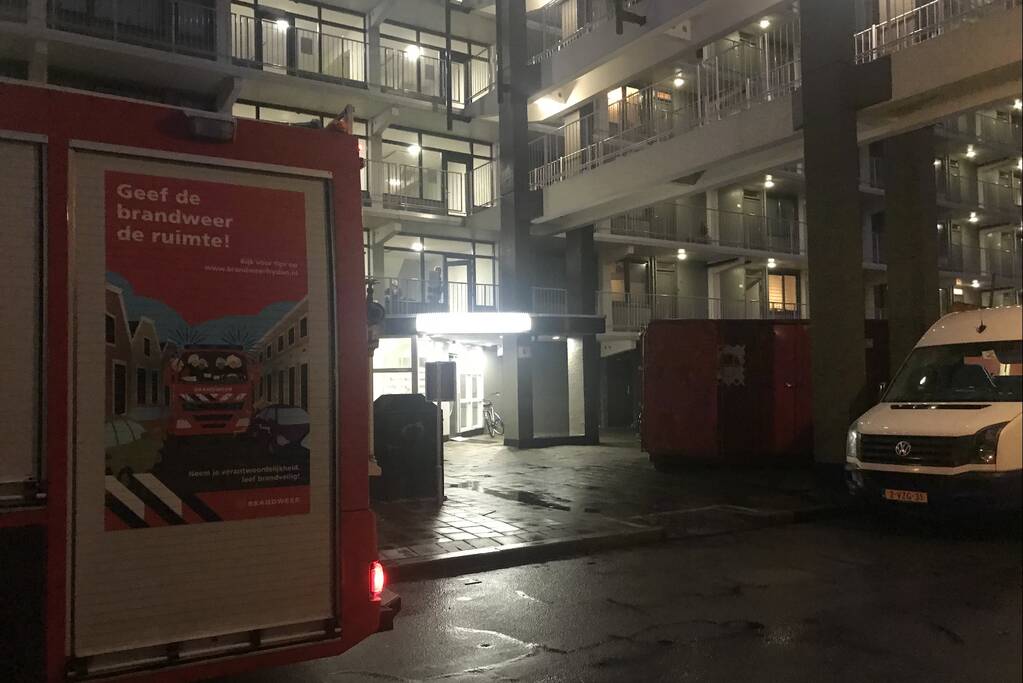 Bewoners ruiken sterke gaslucht in appartementencomplex