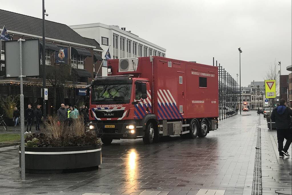 Verdacht pakketje aangetroffen in trein op station