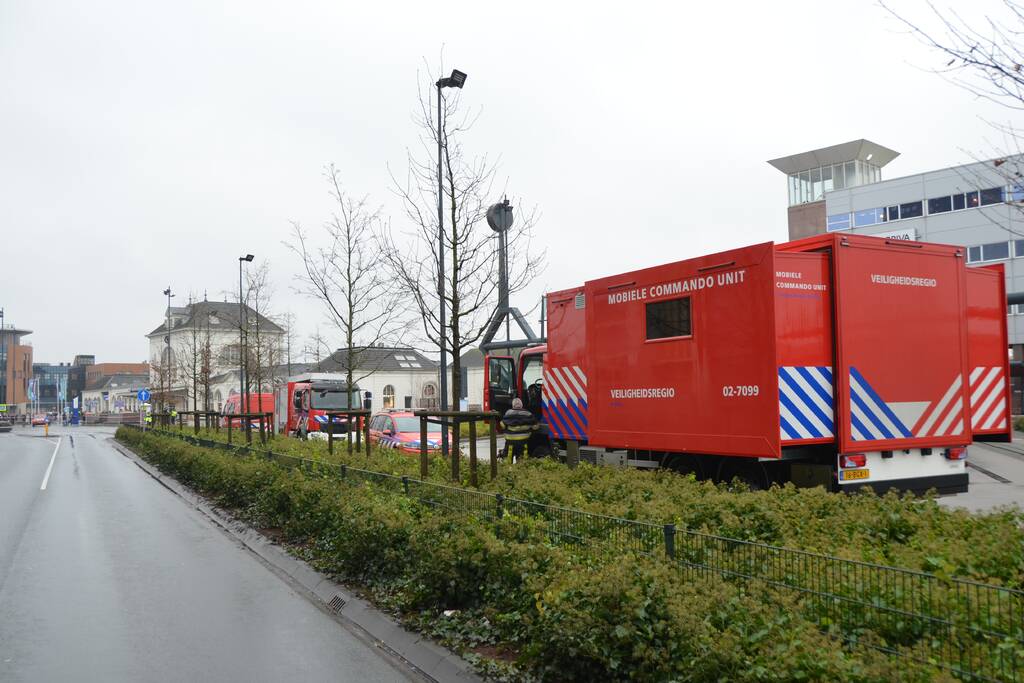 Verdacht pakketje aangetroffen in trein op station