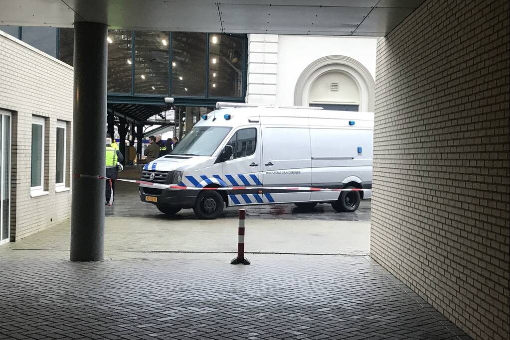 Verdacht pakketje aangetroffen in trein op station