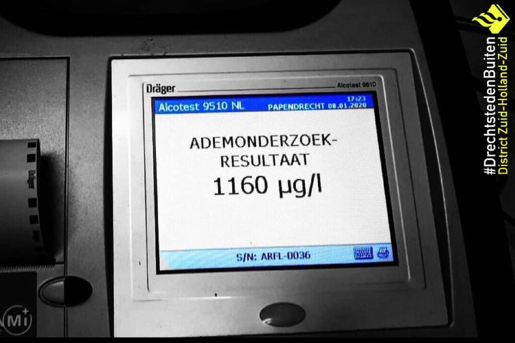 Dronken vrouw (50) kon rijbewijs inleveren