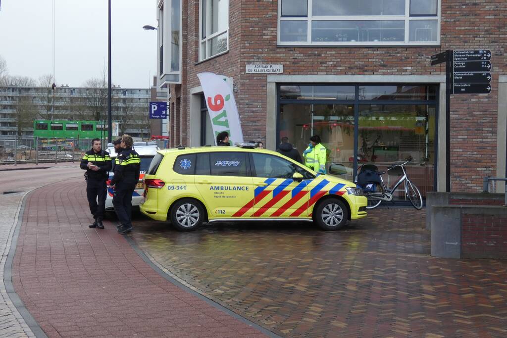 Fietser gewond na aanrijding met auto