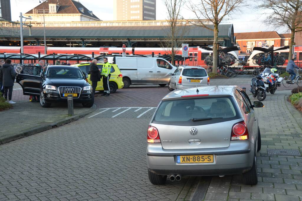 Aanrijding tussen scooter en auto