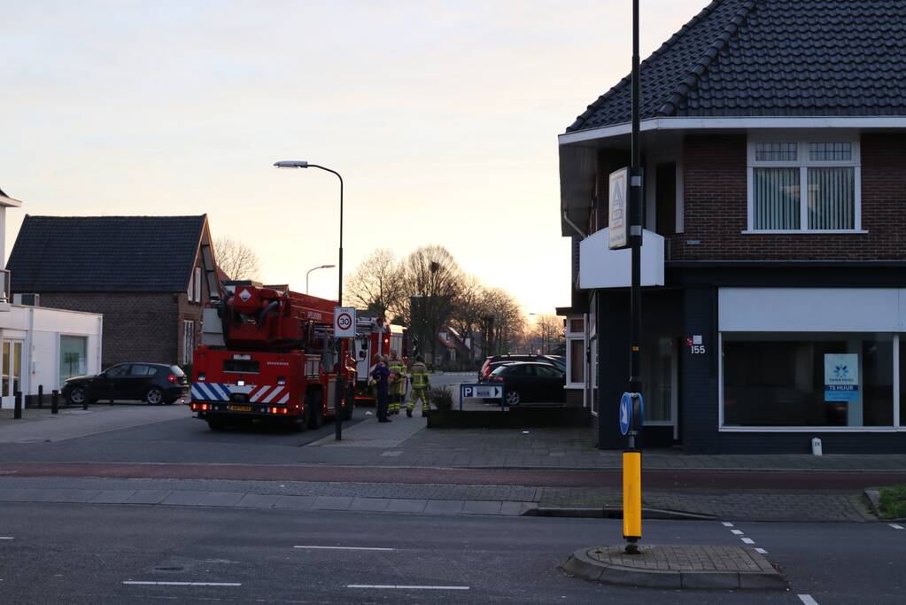 Schoorsteenbrand lijkt loos alarm