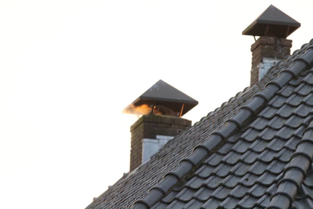 Schoorsteenbrand lijkt loos alarm