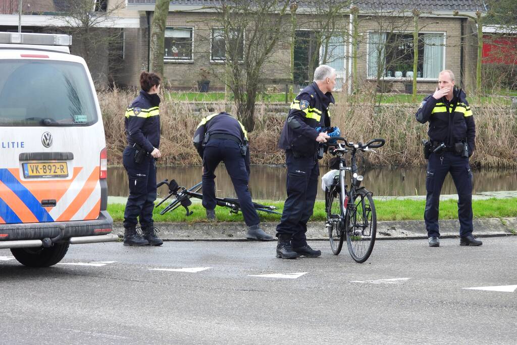 Fietser gewond na aanrijding met auto