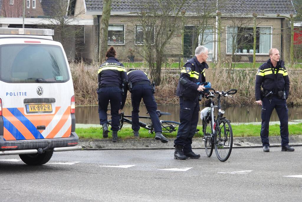 Fietser gewond na aanrijding met auto