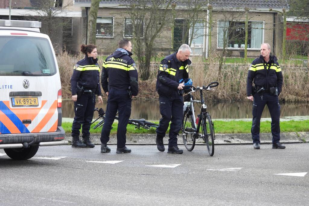 Fietser gewond na aanrijding met auto