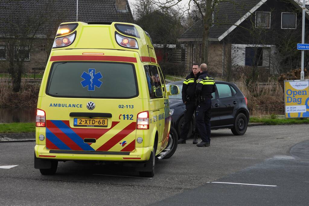 Fietser gewond na aanrijding met auto