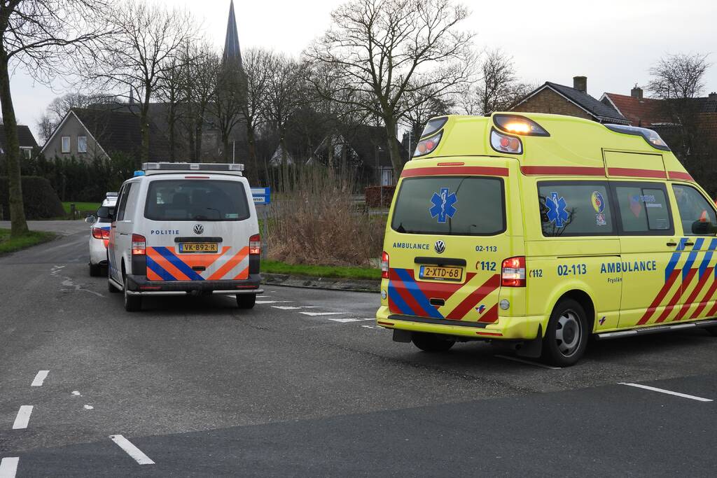 Fietser gewond na aanrijding met auto