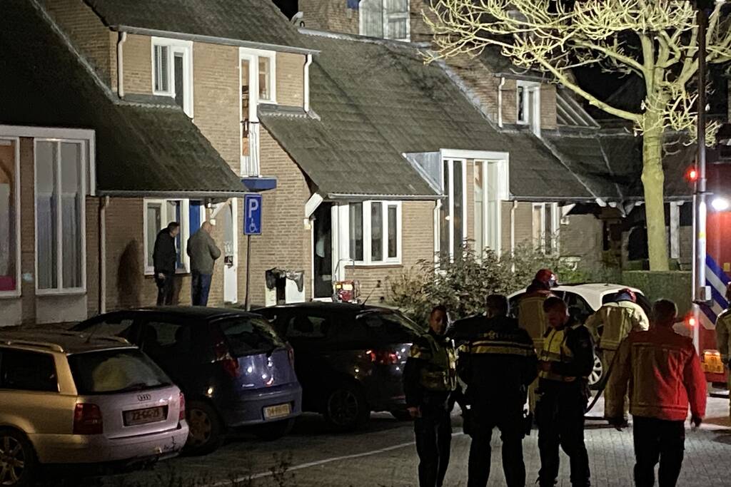 Twee gewonden bij brand in woonhuis