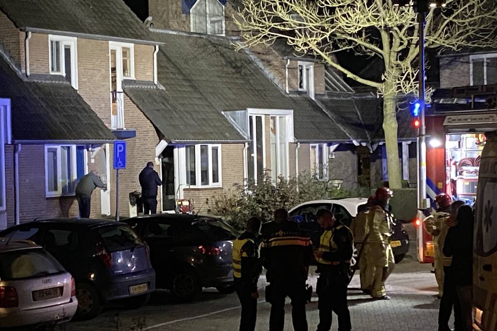 Twee gewonden bij brand in woonhuis