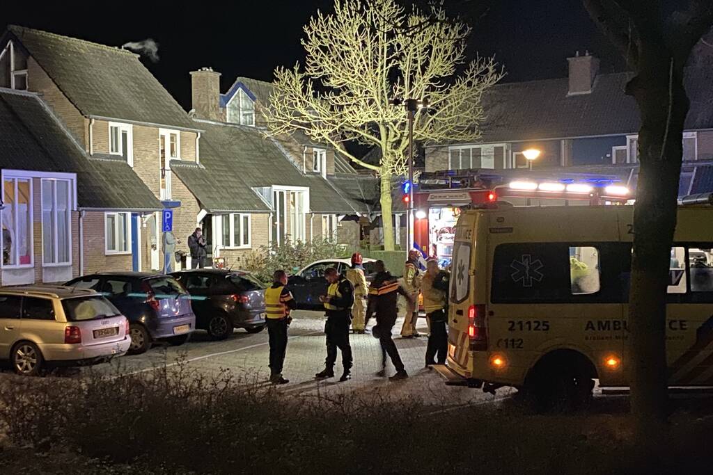 Twee gewonden bij brand in woonhuis