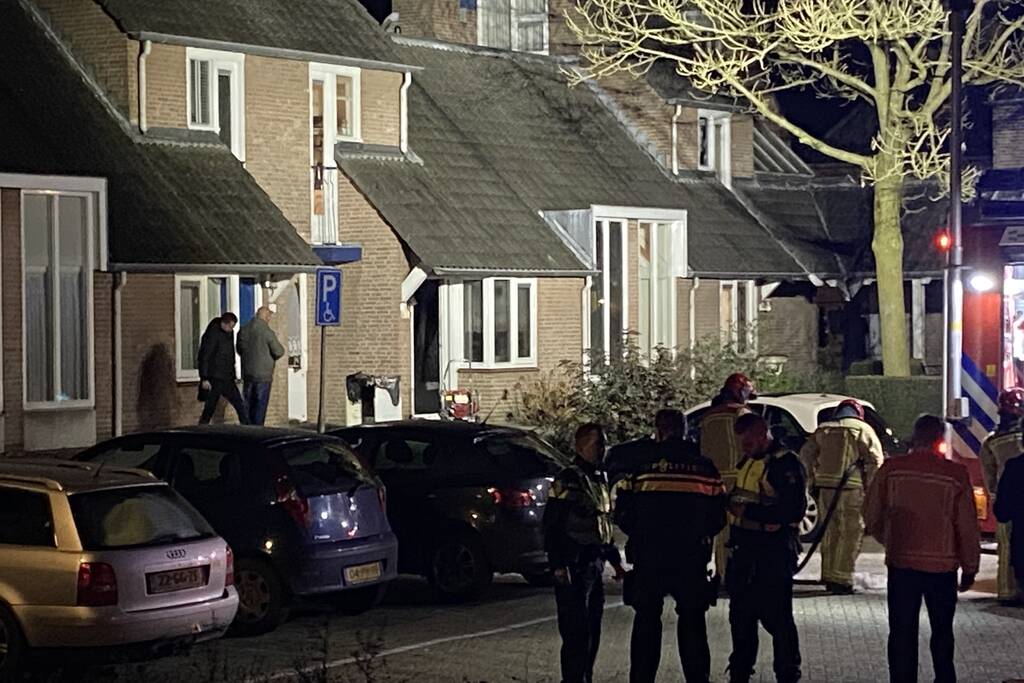 Twee gewonden bij brand in woonhuis