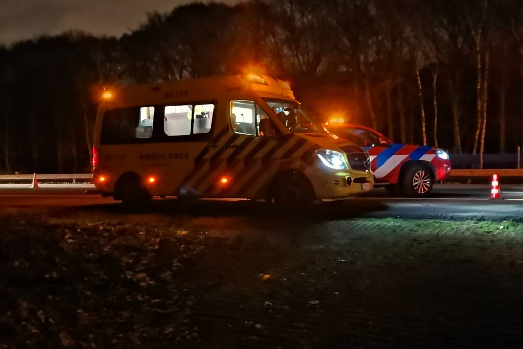 Flinke rookontwikkeling bij vrachtwagenbrand