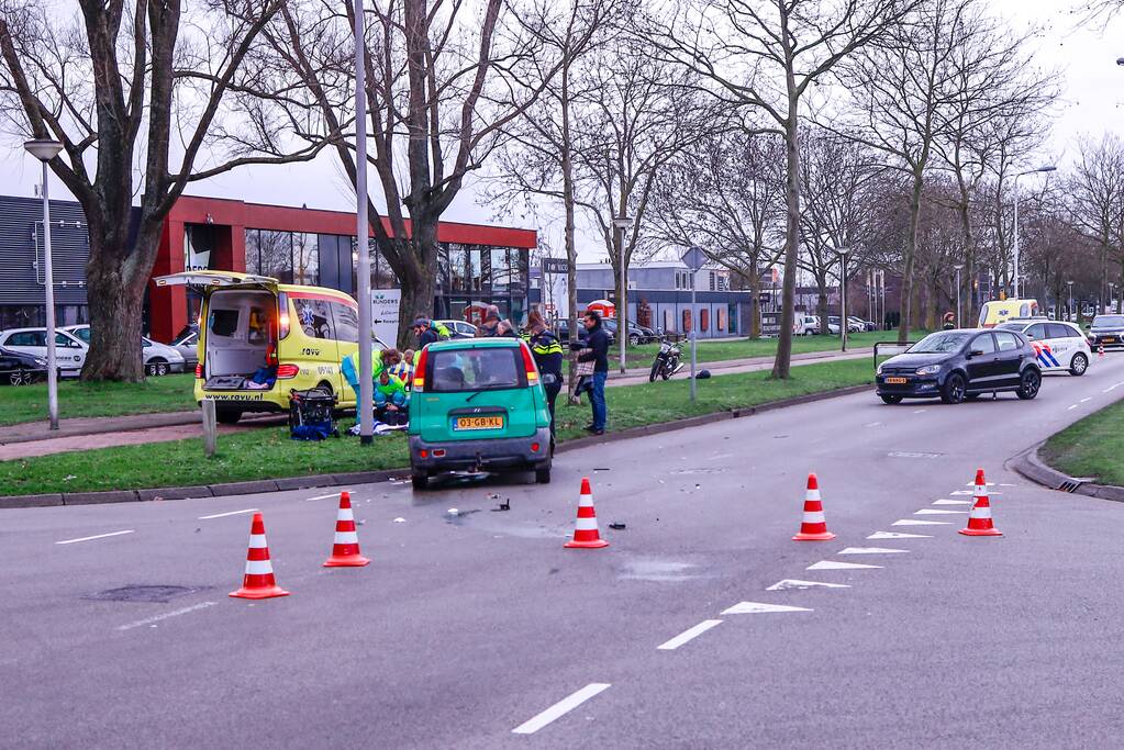 Gewonde bij flinke crash