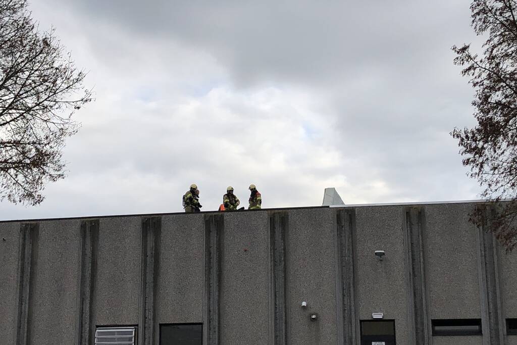 Brand op dak na werkzaamheden