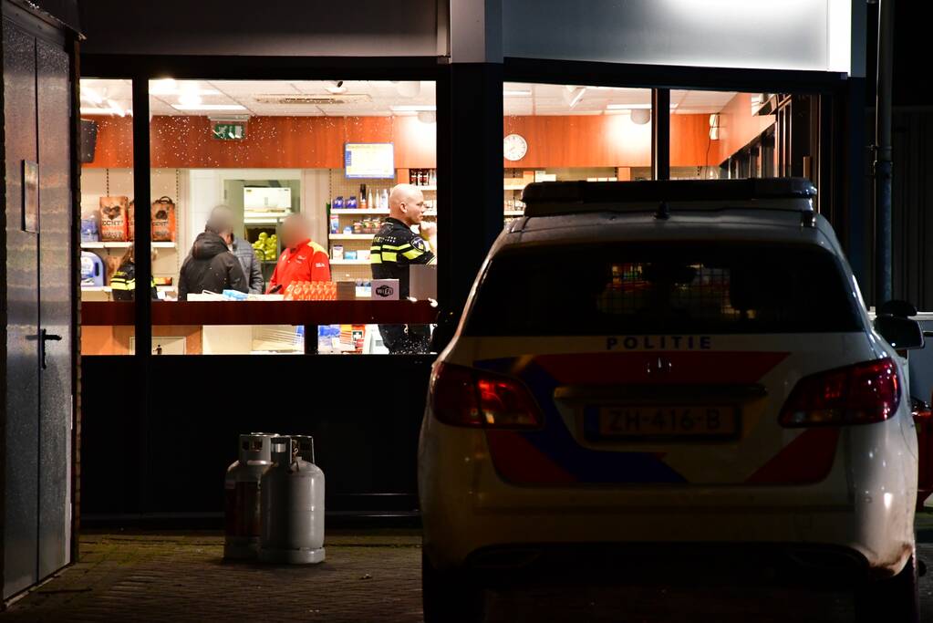 Gewapende overval op shop van tankstation
