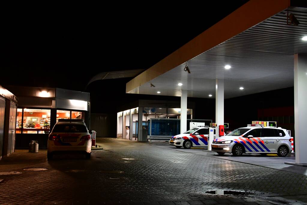 Gewapende overval op shop van tankstation