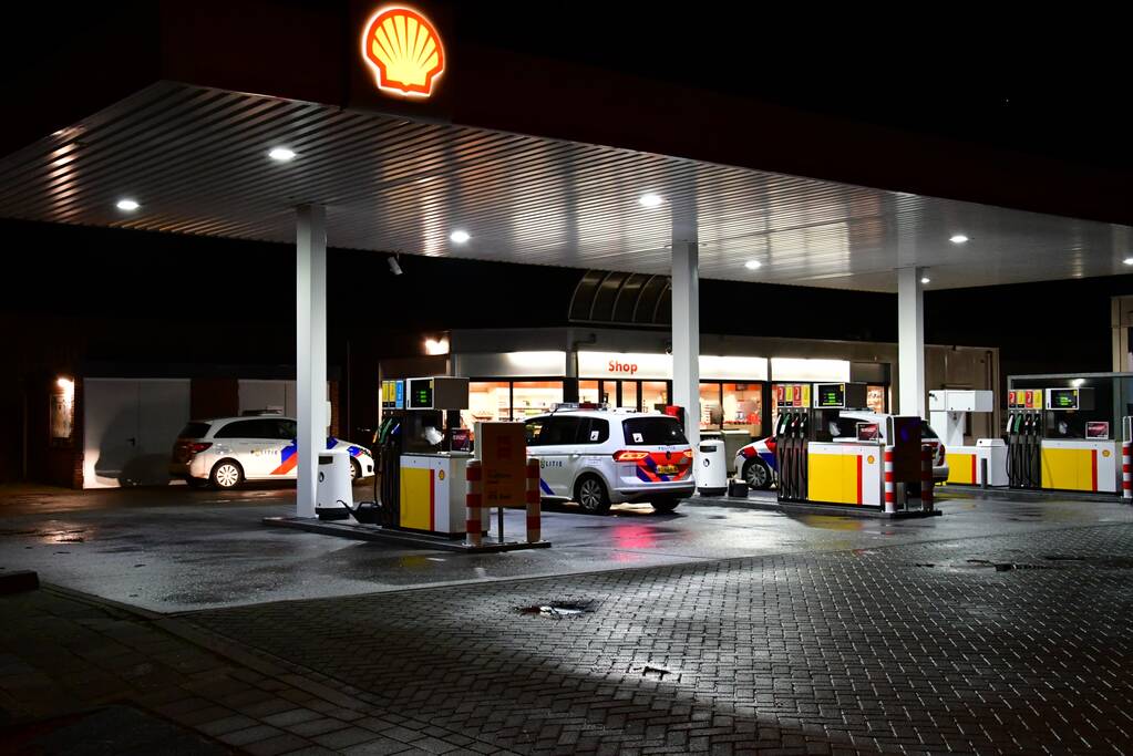 Gewapende overval op shop van tankstation